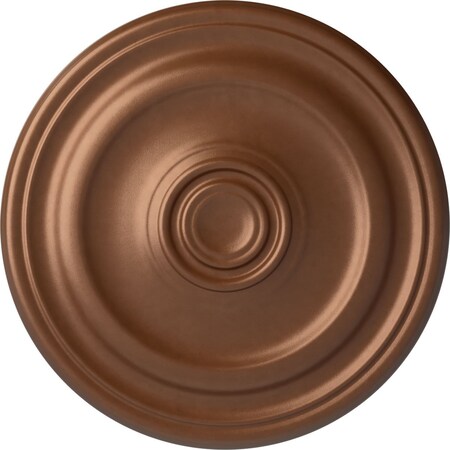 Ekena Millwork Kepler Traditional Medallion (For Canopies up to 3 3/4"), 15 7/8"OD x 1 1/2"P, Polished Copper CM16KPPOS